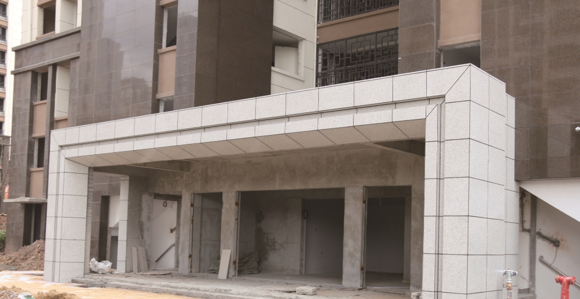 入户门厅石材干挂